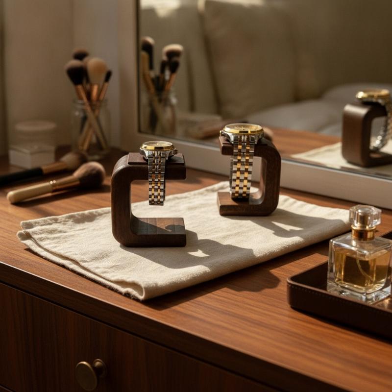 Jewelry Like Watches - Decorative Solid Wooden Watch Holder Stand