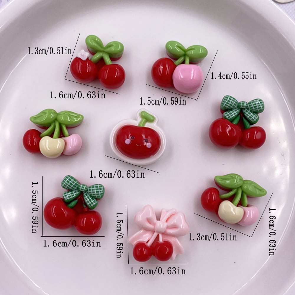 24pcs Colorful Kawaii Cartoon  - Paradise Jewelry & Watches Llc Miami Reviews recension och pris