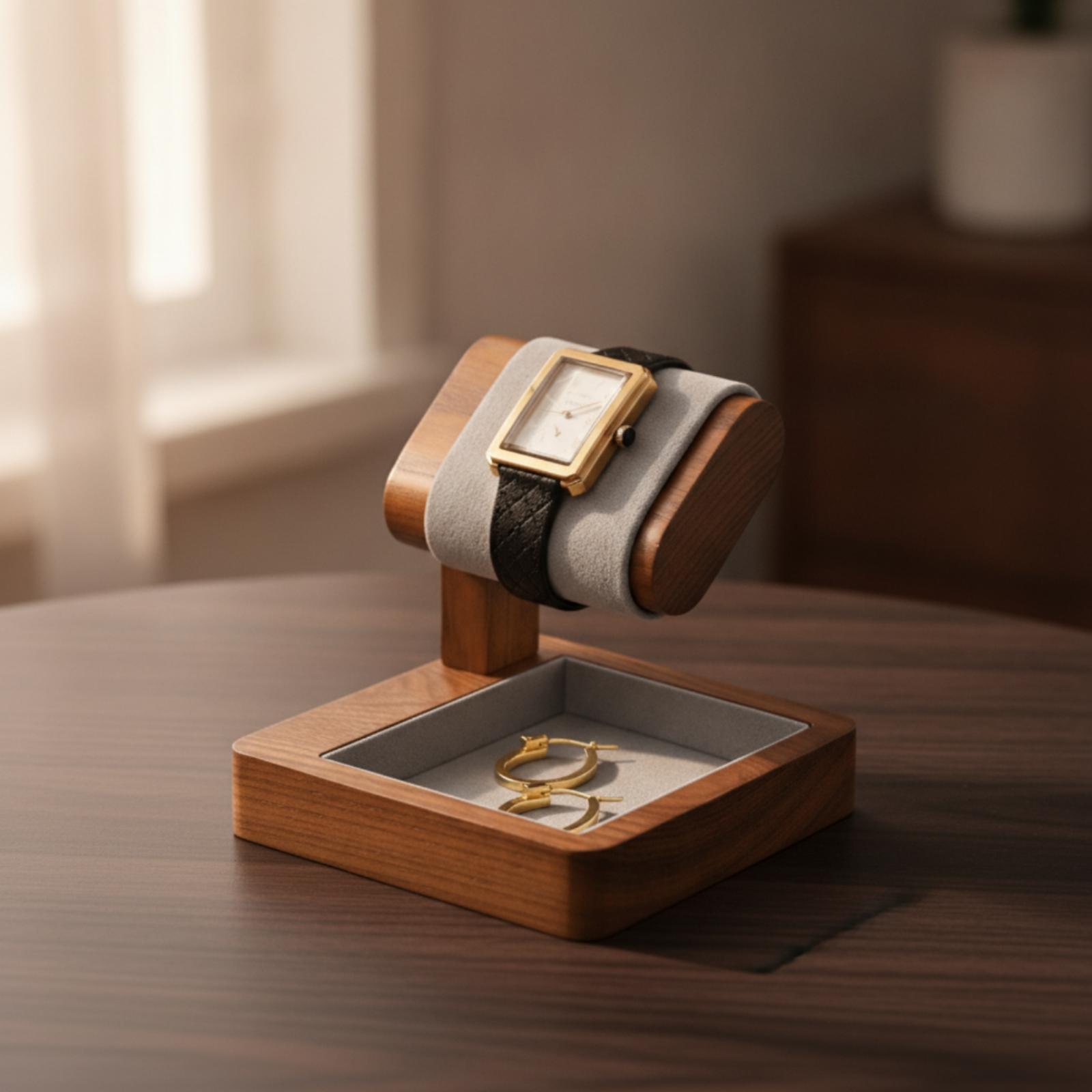 Solid Wood Watch Holder Organi - Jewelry Or Watches recension och pris