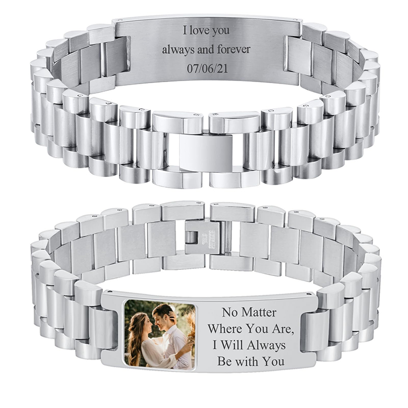 Custom Picture Text Bracelet W - Jewelry Like Watches recension och pris