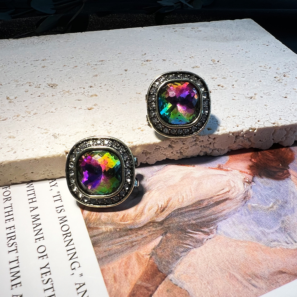 DIY accessories Medieval vinta - Diamond Stud Earrings recension och pris