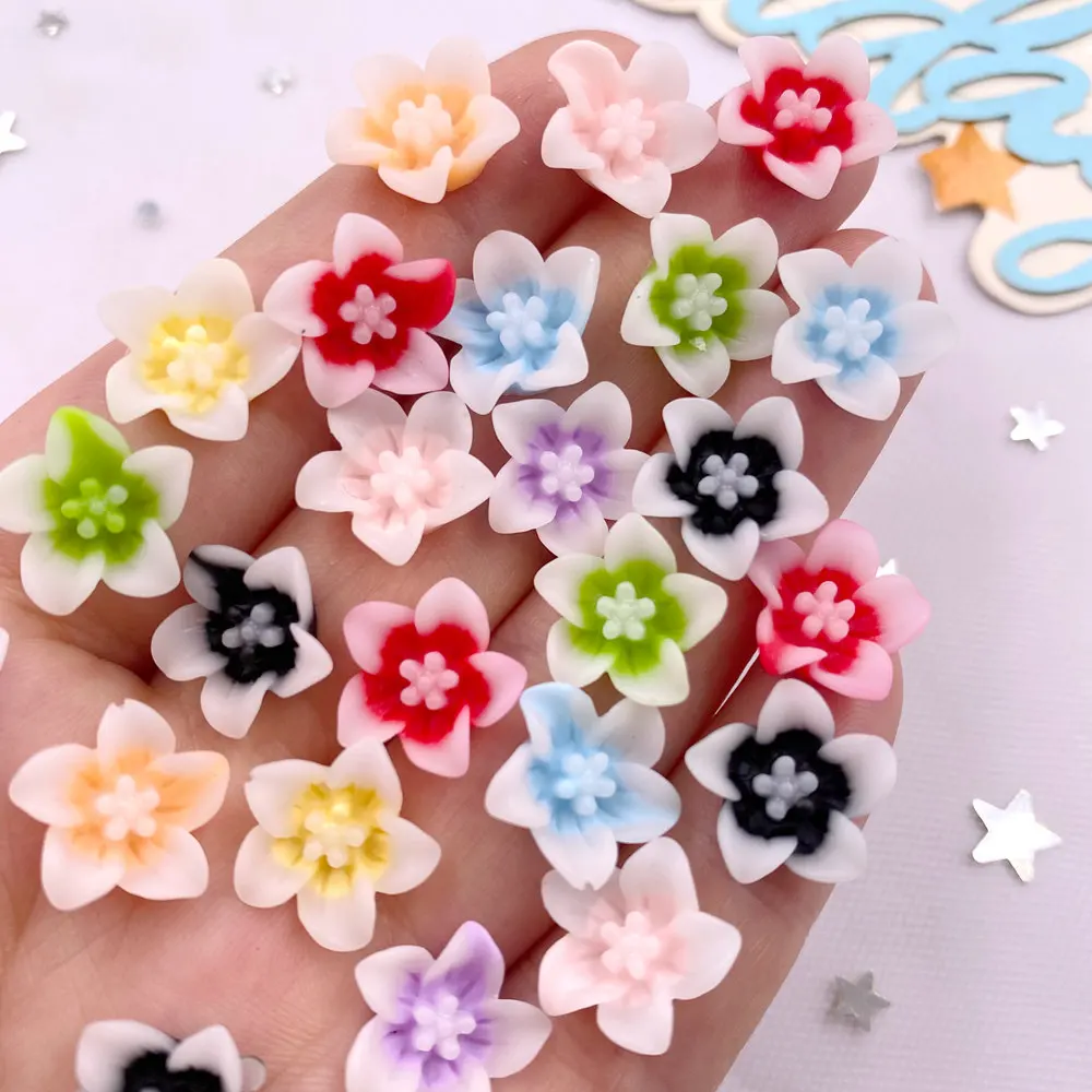 50pcs Resin 13mm Colorful 3D M - Paradise Jewelry & Watches Llc Miami Reviews recension och pris
