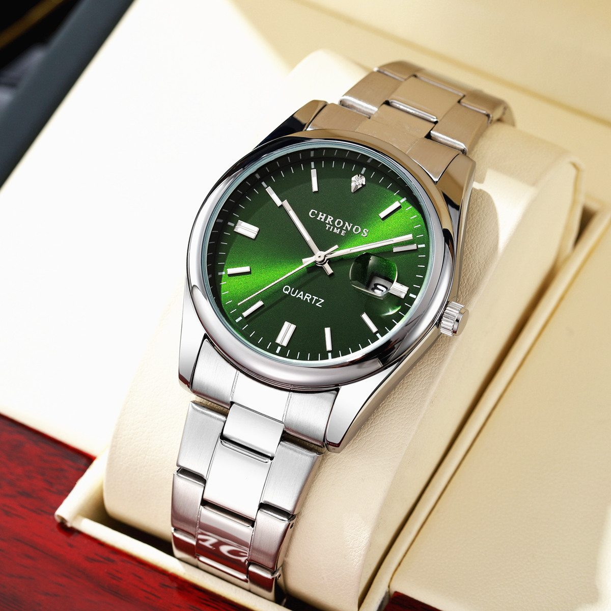 CHRONOS Top Brand Luxury Man W - Patek Philippe Watch Nautilus recension och pris