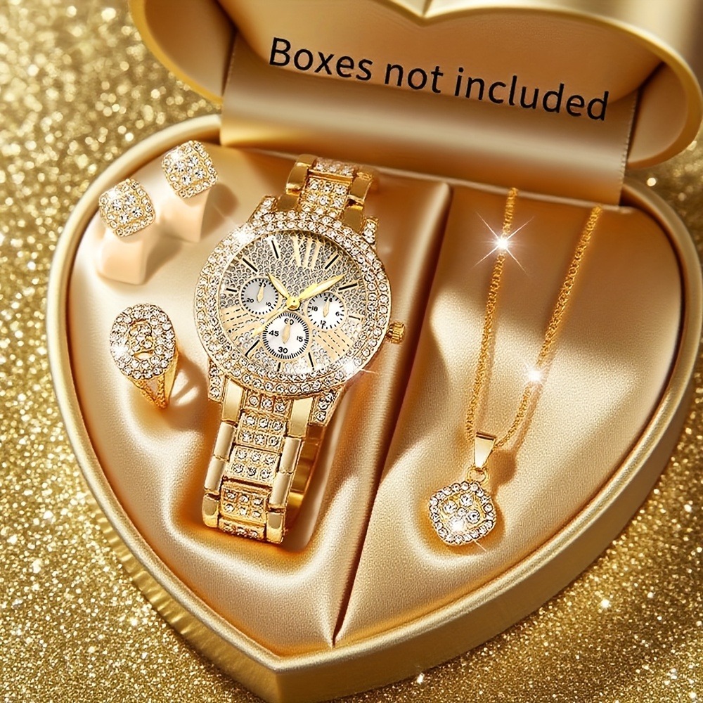 5pcs/set, Elegant Women'S Watc - Jewelry Or Watches recension och pris