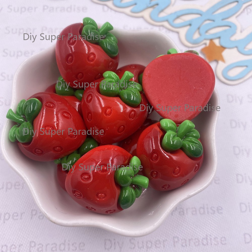 8PCS Resin Kawaii Colorful Red - Paradise Jewelry & Watches Llc Miami Reviews recension och pris