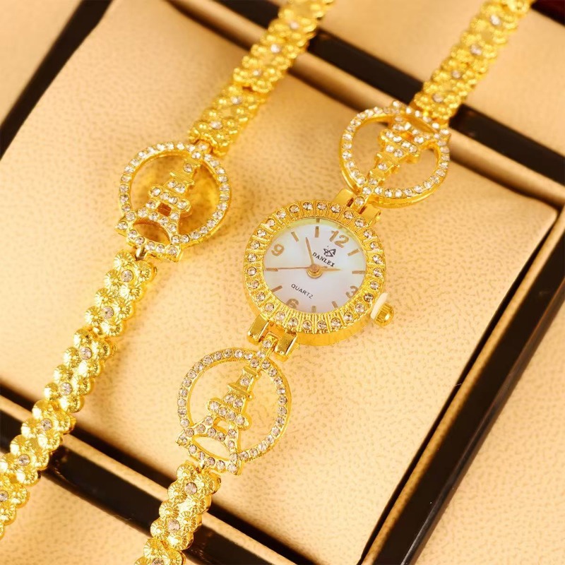 2pcs Luxury Diamond Bracelet W - Jewelry Diamond Watches recension och pris