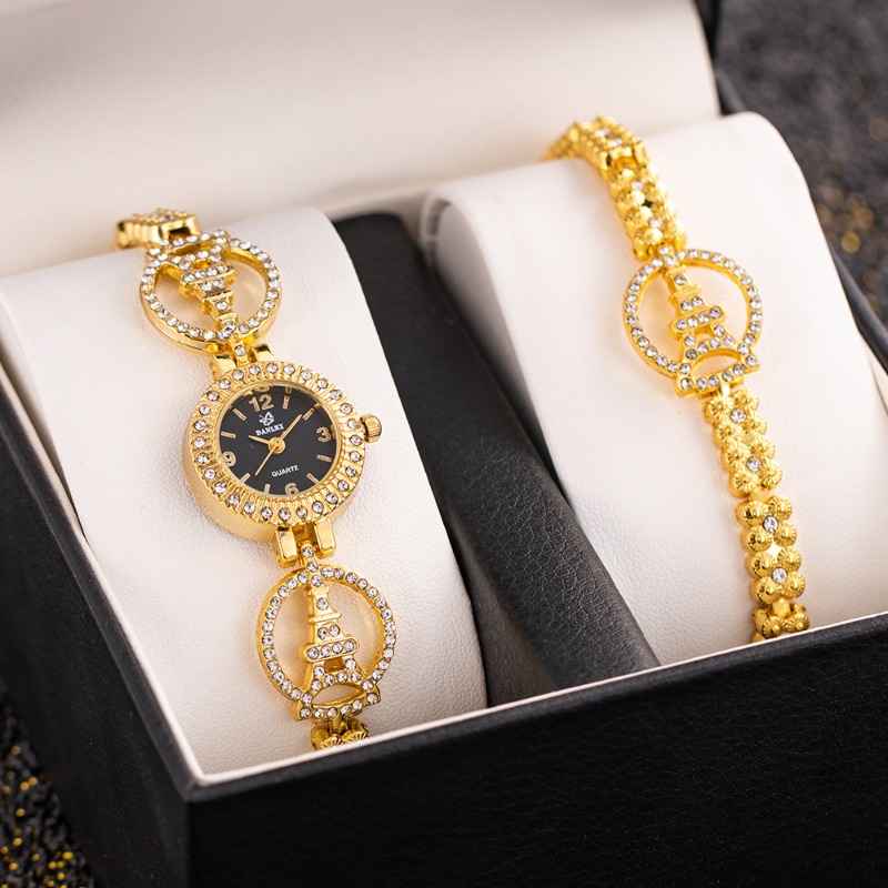 2pcs Luxury Diamond Bracelet W - Jewelry Diamond Watches recension och pris
