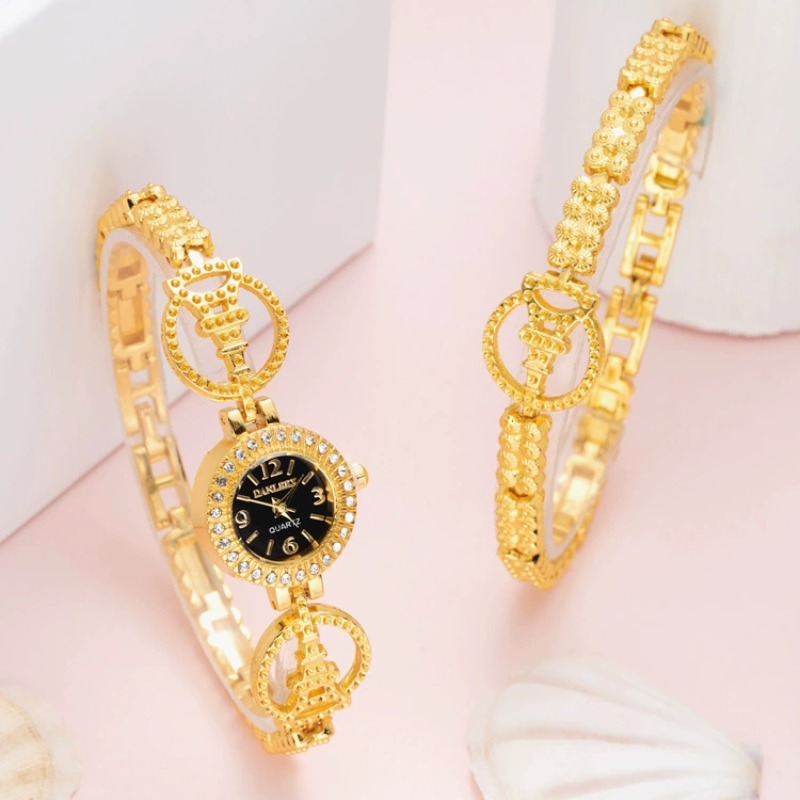 2pcs Luxury Diamond Bracelet W - Jewelry Diamond Watches recension och pris