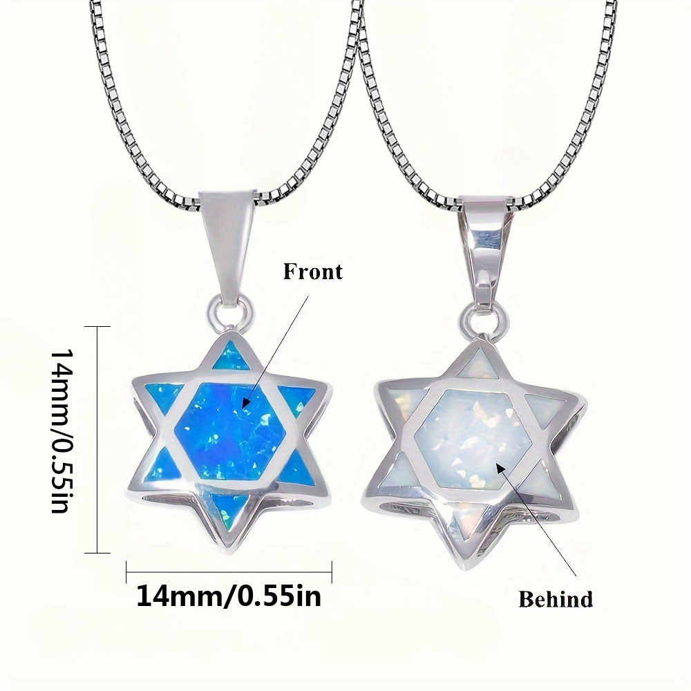 Star of David Opal Pendant Nec - Jewelry & Watches Vitopoulos Reviews recension och pris